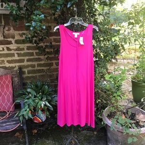 Motherhood- PINK KNIT MATERNITY DRESS- Size Small- NWT
